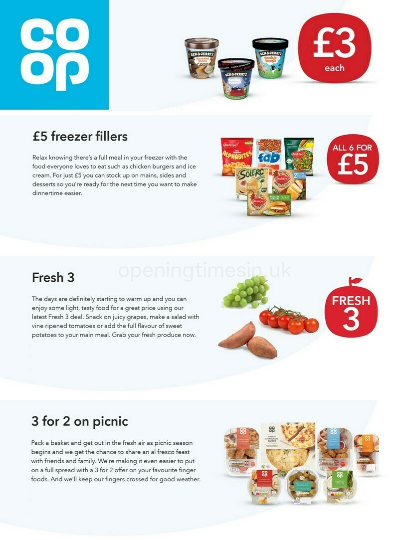 Co Op Food Offers Special Buys From 12 May