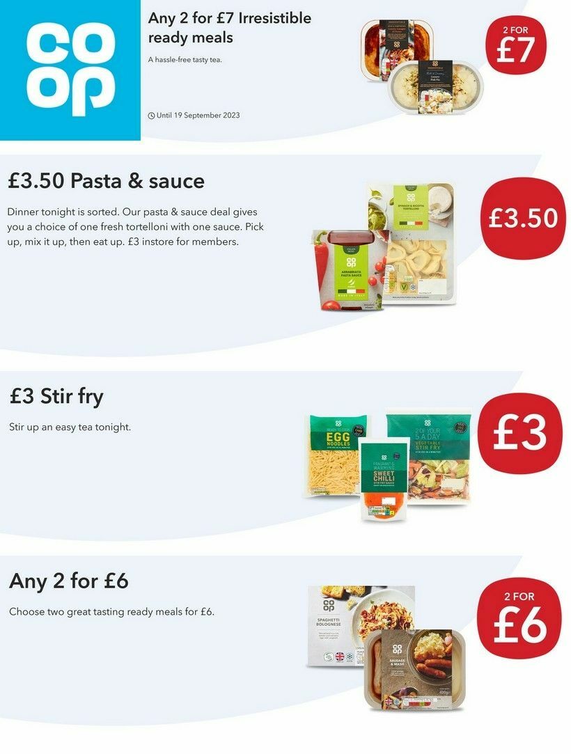 Co Op Food Offers Special Buys From 9 August