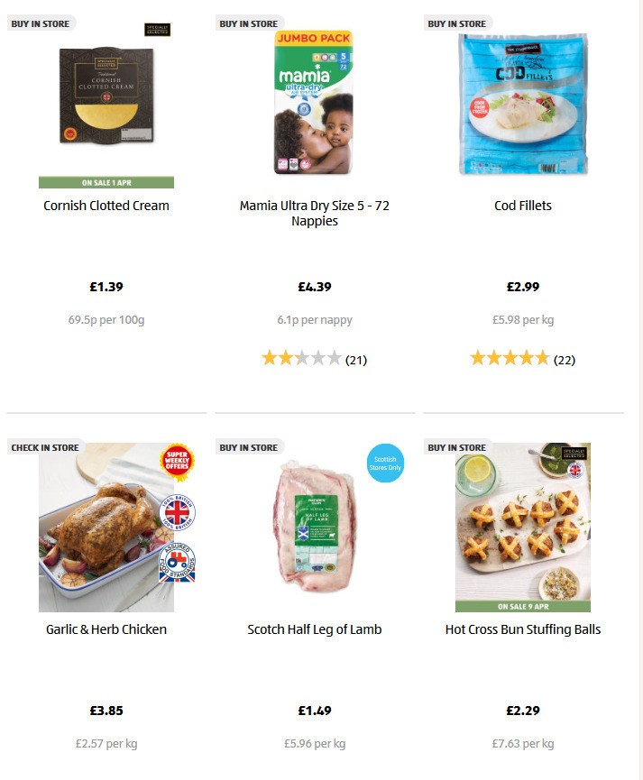 ALDI Offers from 26 March