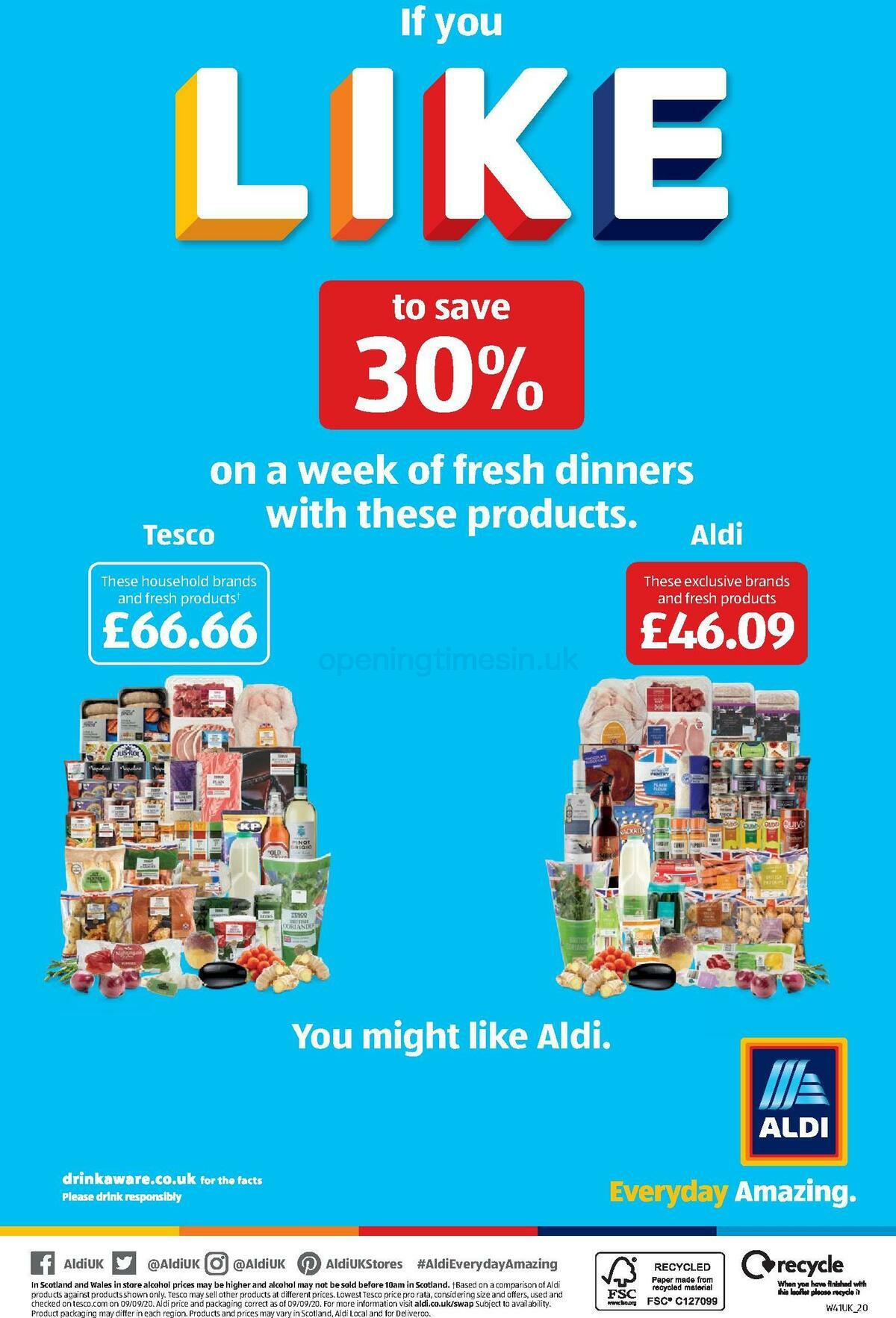 ALDI Offers from 4 October