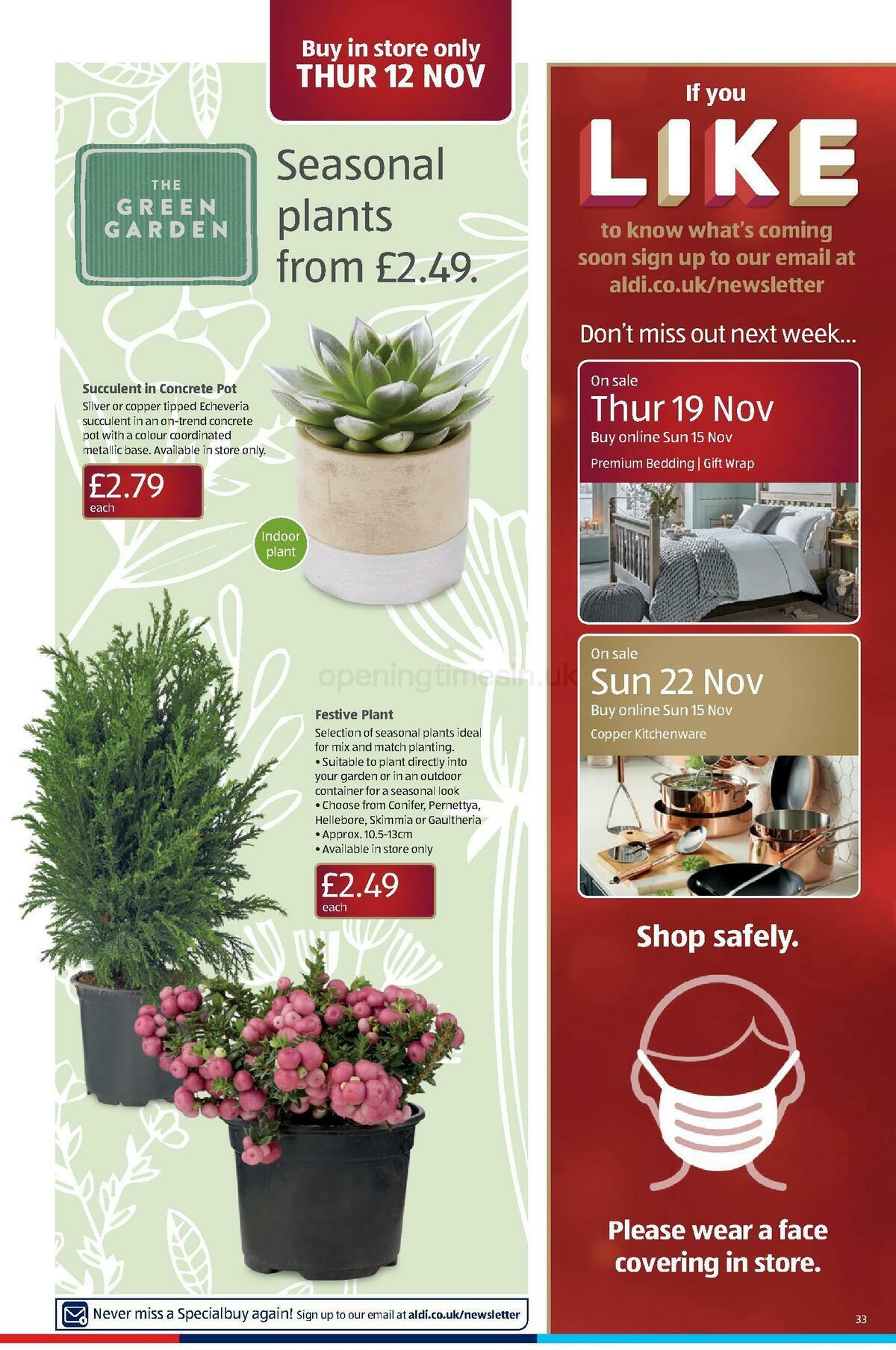 ALDI Offers from 8 November