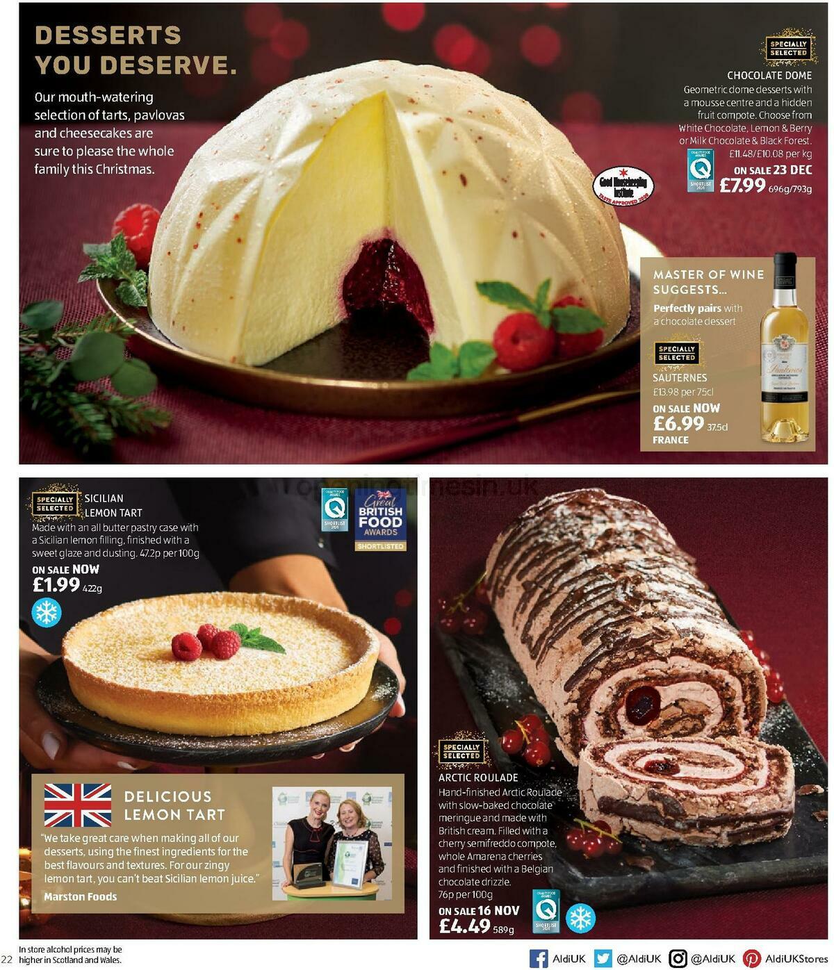 ALDI Christmas Brochure Offers from 8 November