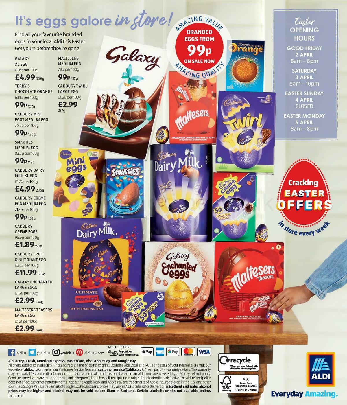 ALDI Easter Brochure Offers from 15 March