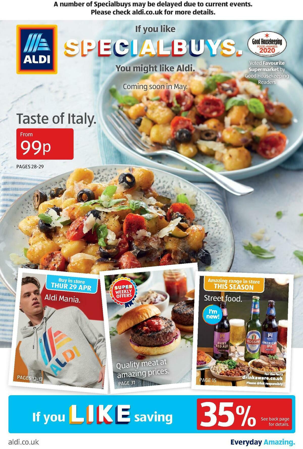 ALDI Offers from 25 April