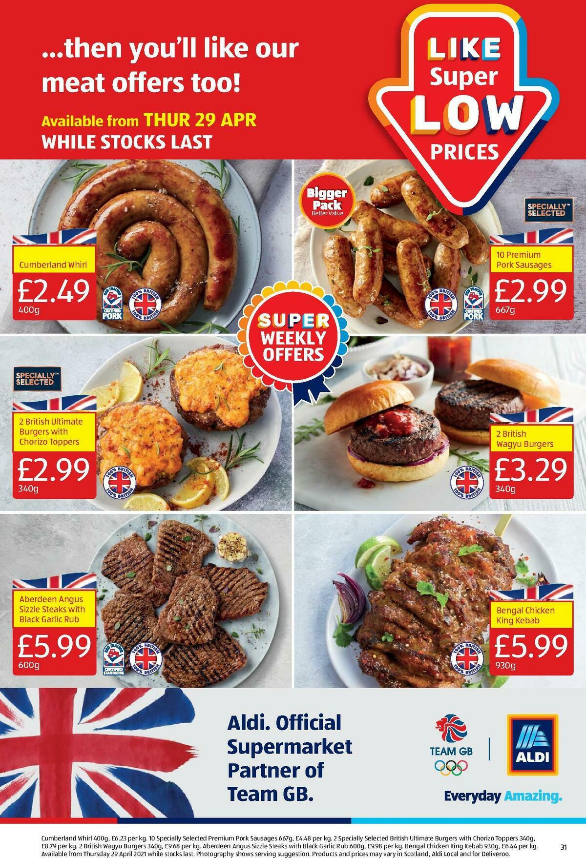 ALDI Offers from 25 April