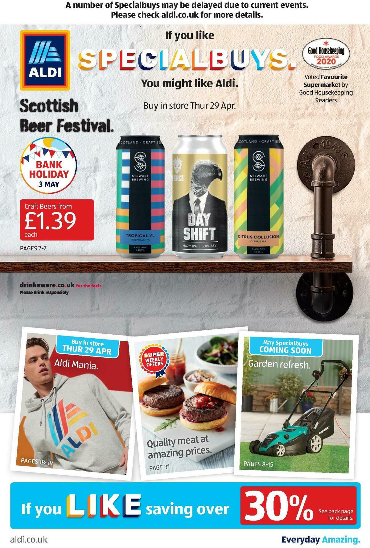 ALDI Scottish Offers from 25 April