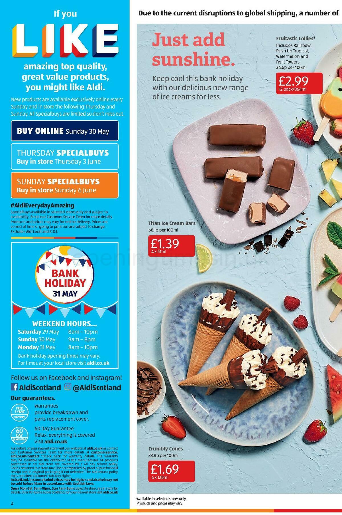 ALDI Scottish Offers from 30 May