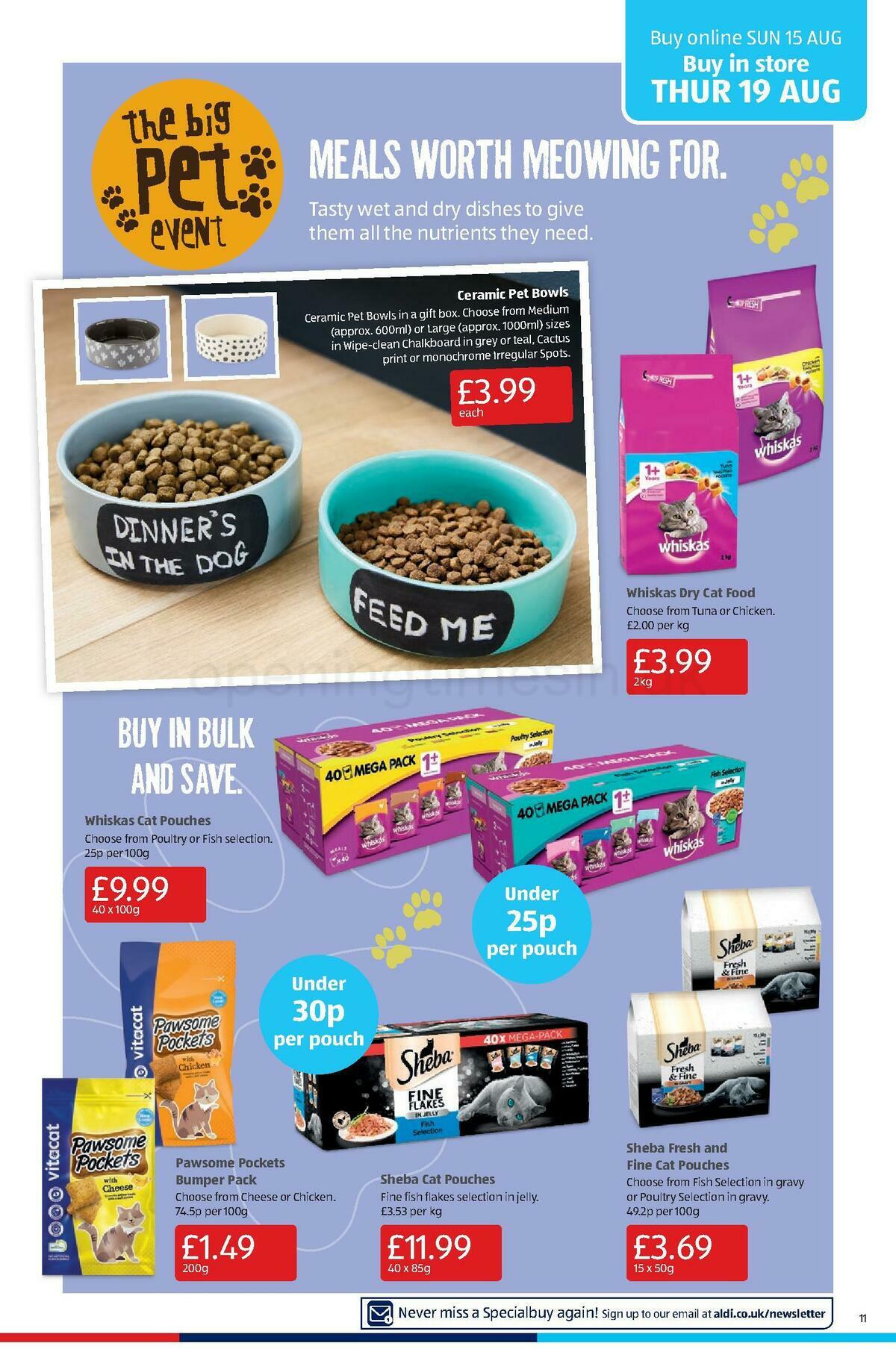 ALDI Offers from 15 August