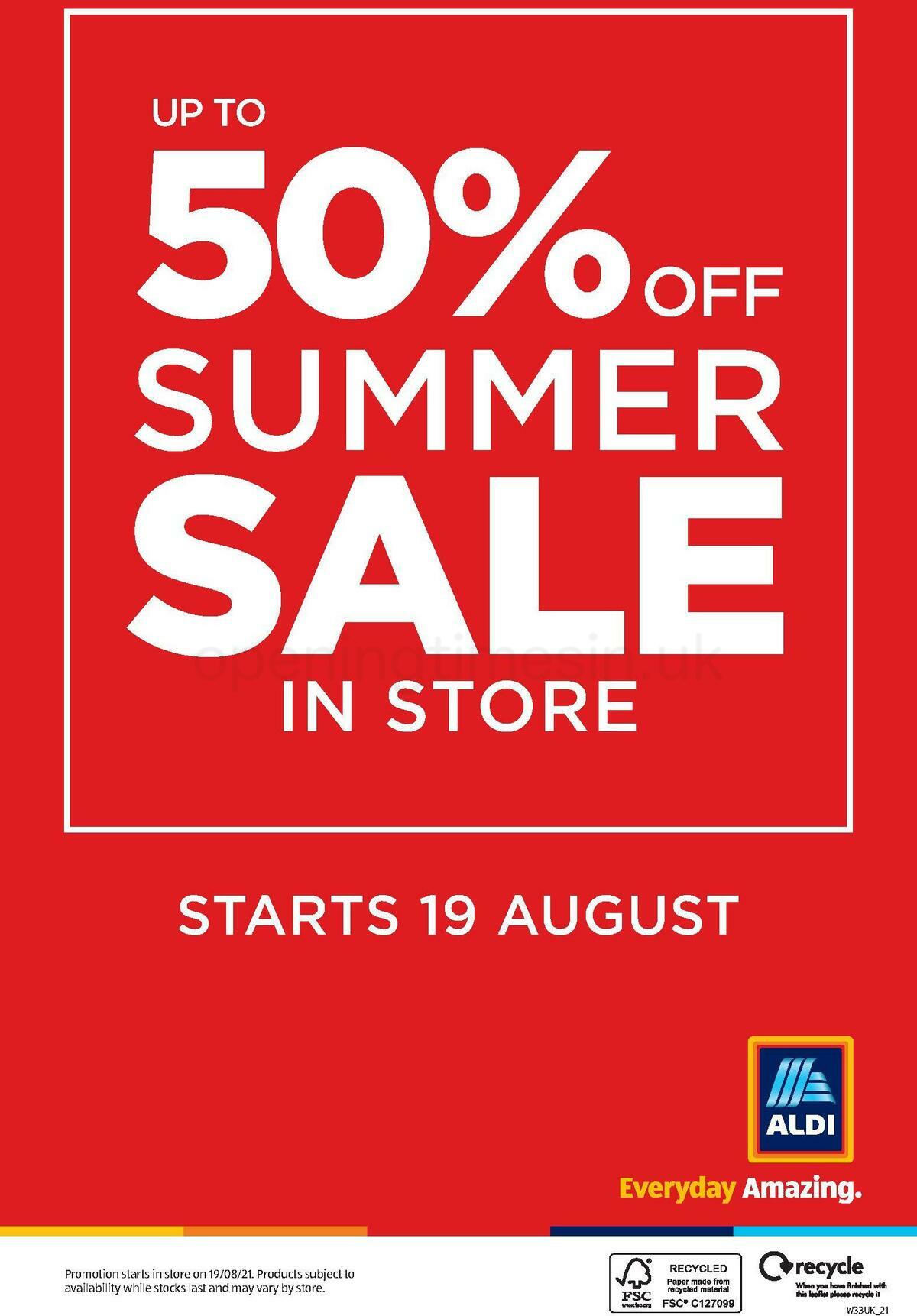 ALDI Offers from 15 August