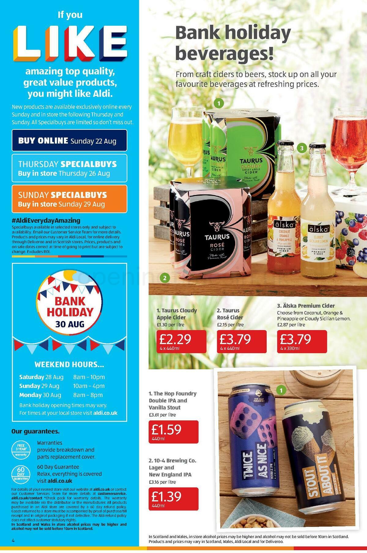 ALDI Offers from 22 August