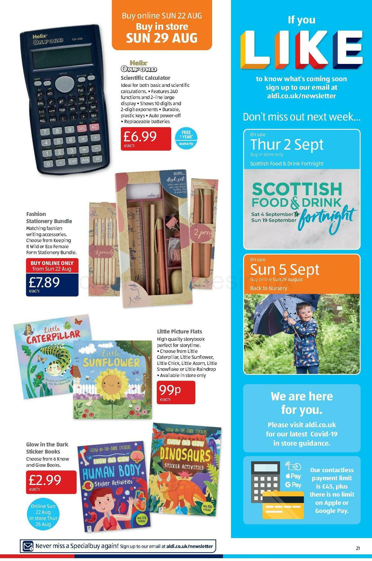 ALDI Scottish Offers from 22 August