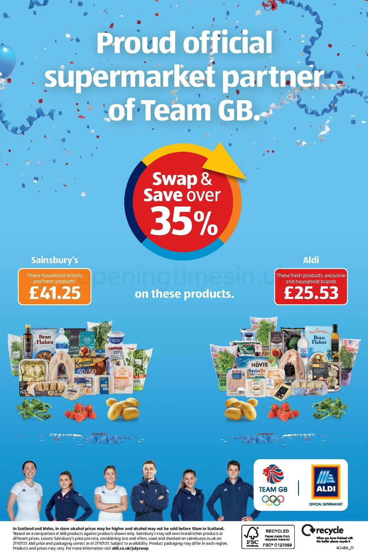 ALDI Scottish Offers from 22 August