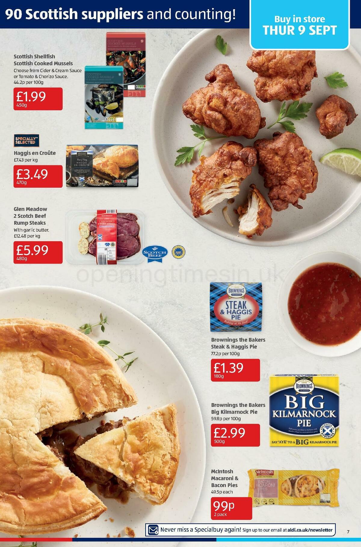 ALDI Scottish Offers from 5 September