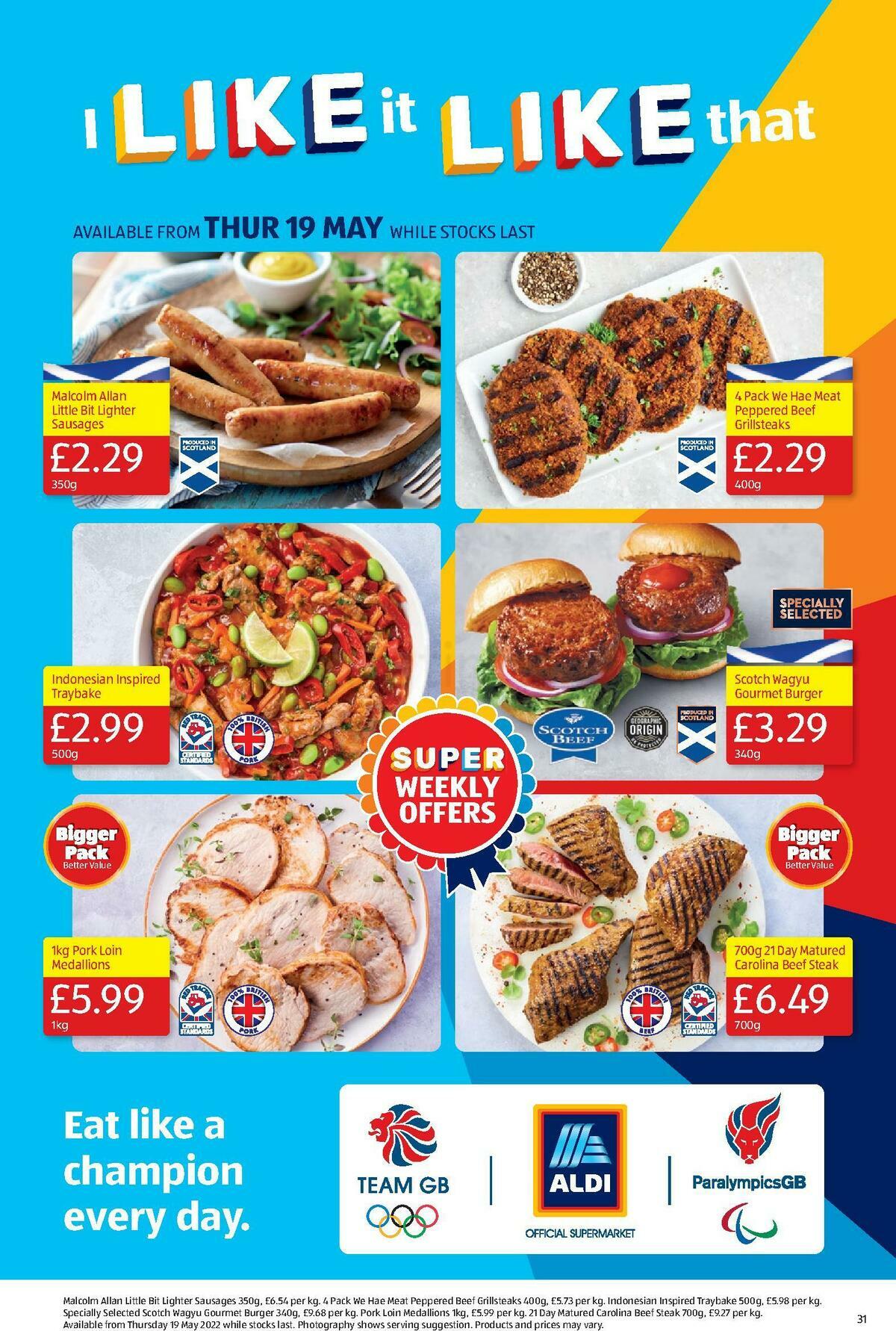 ALDI Scottish Offers from 15 May