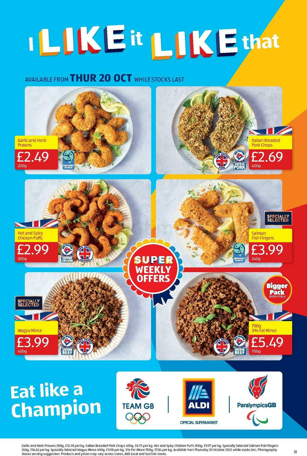 ALDI Offers from 16 October