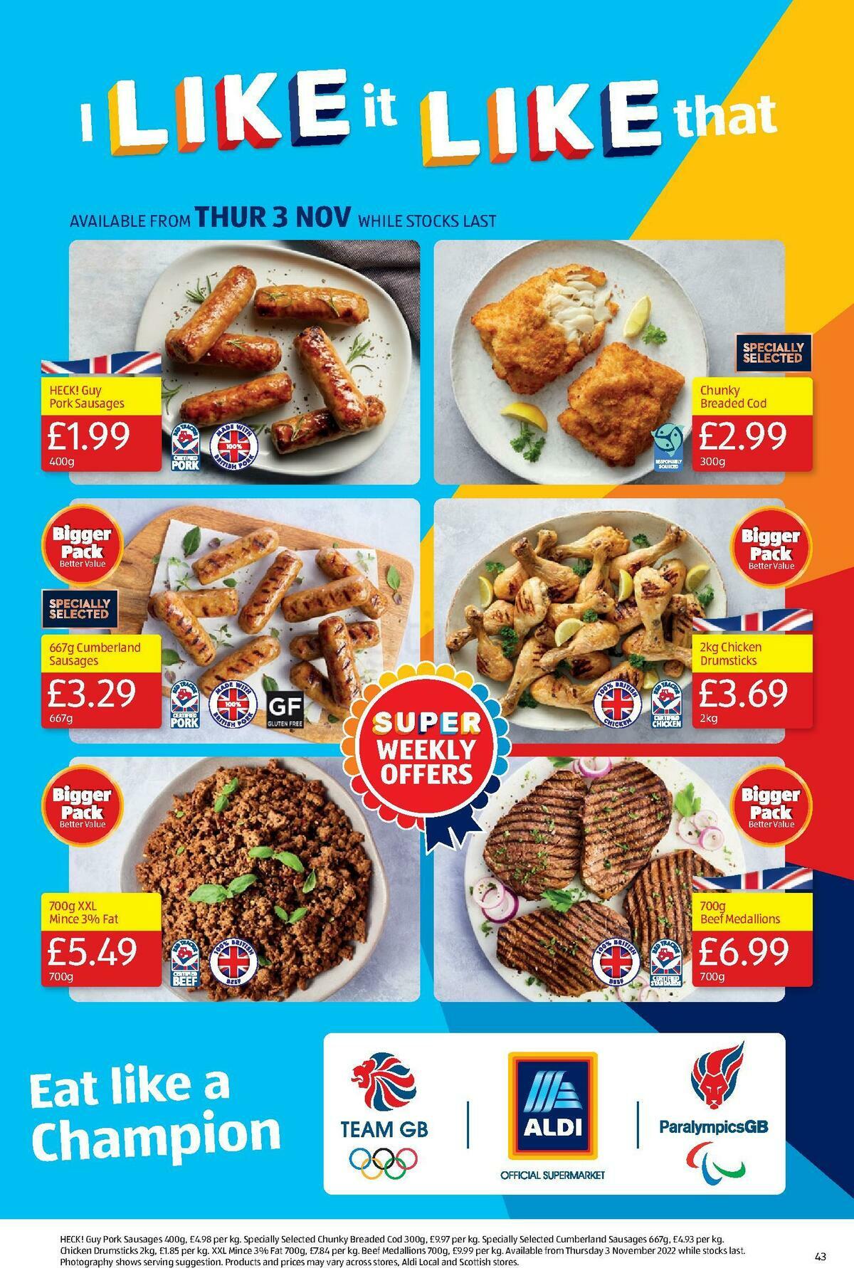 ALDI Offers from 30 October