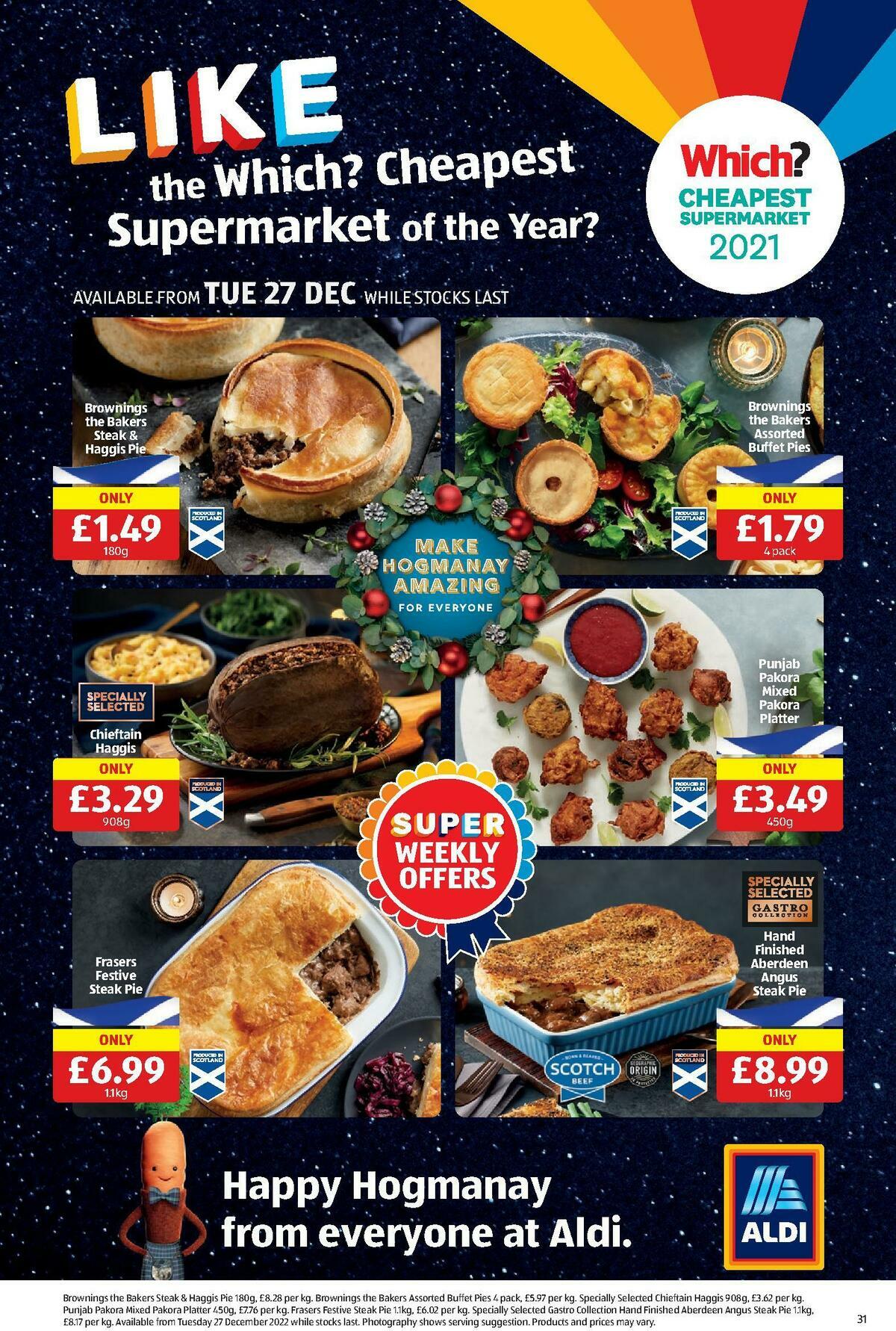 ALDI Scottish Offers from 27 December