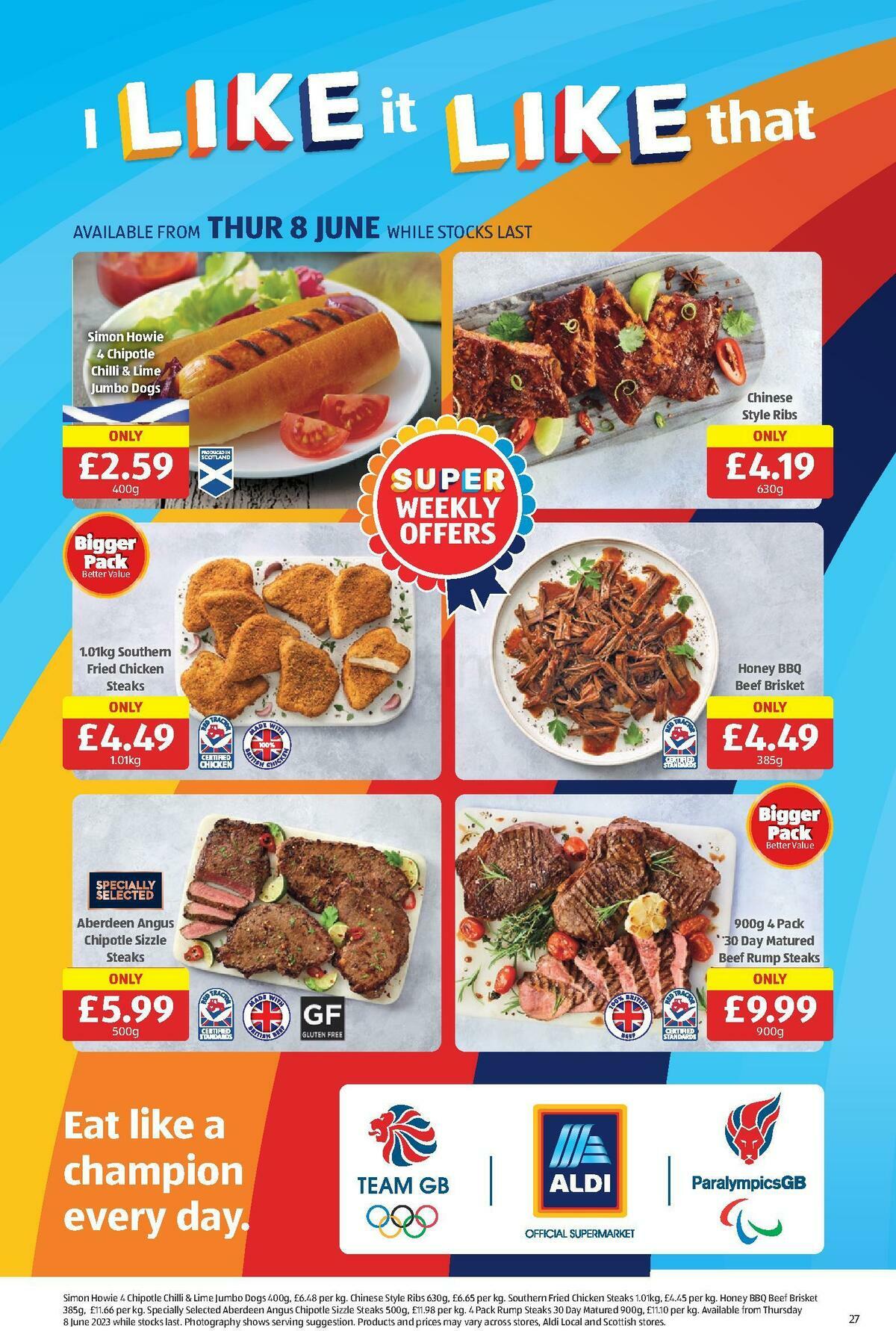 ALDI Scottish Offers from 4 June