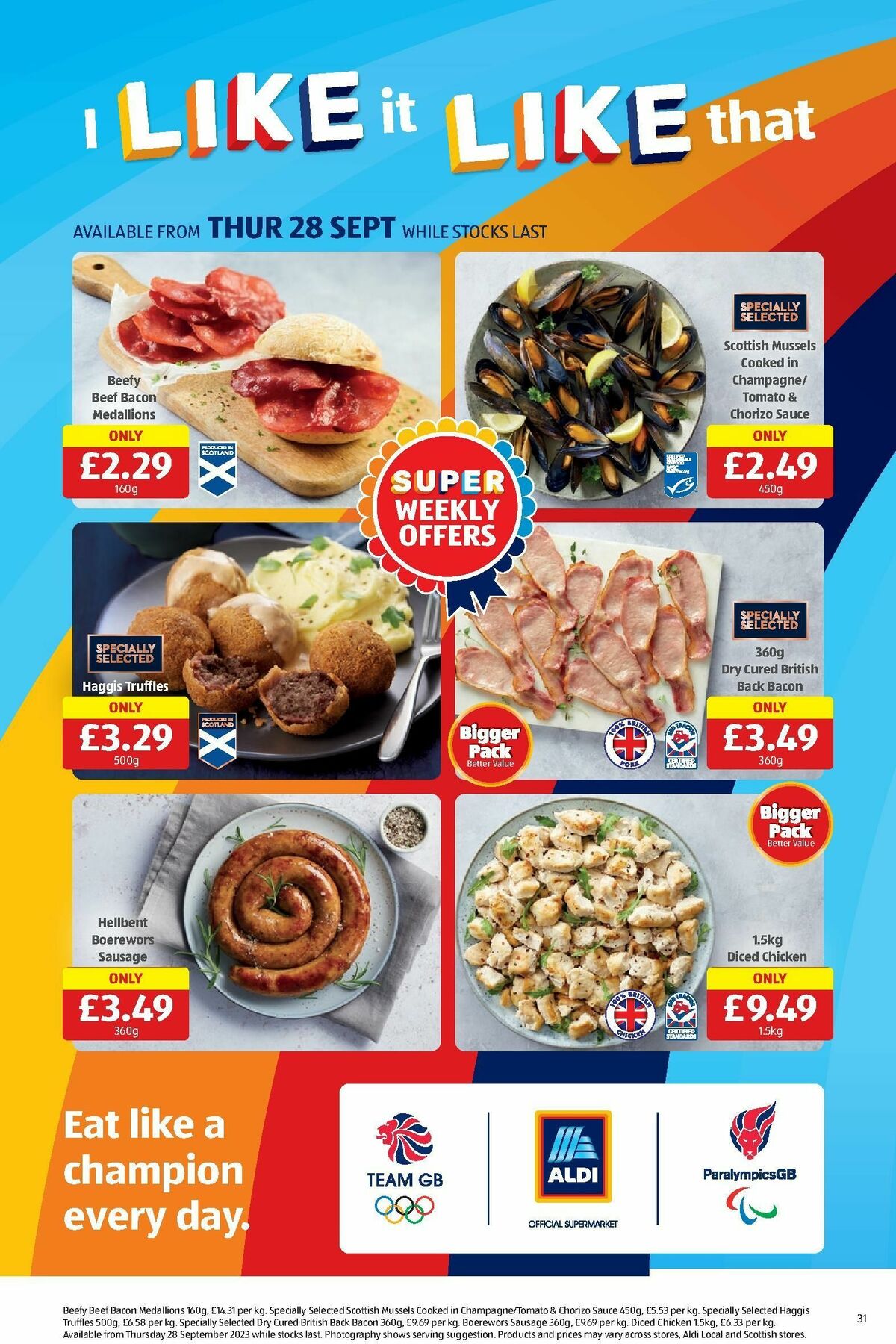 ALDI Scottish Offers from 25 September