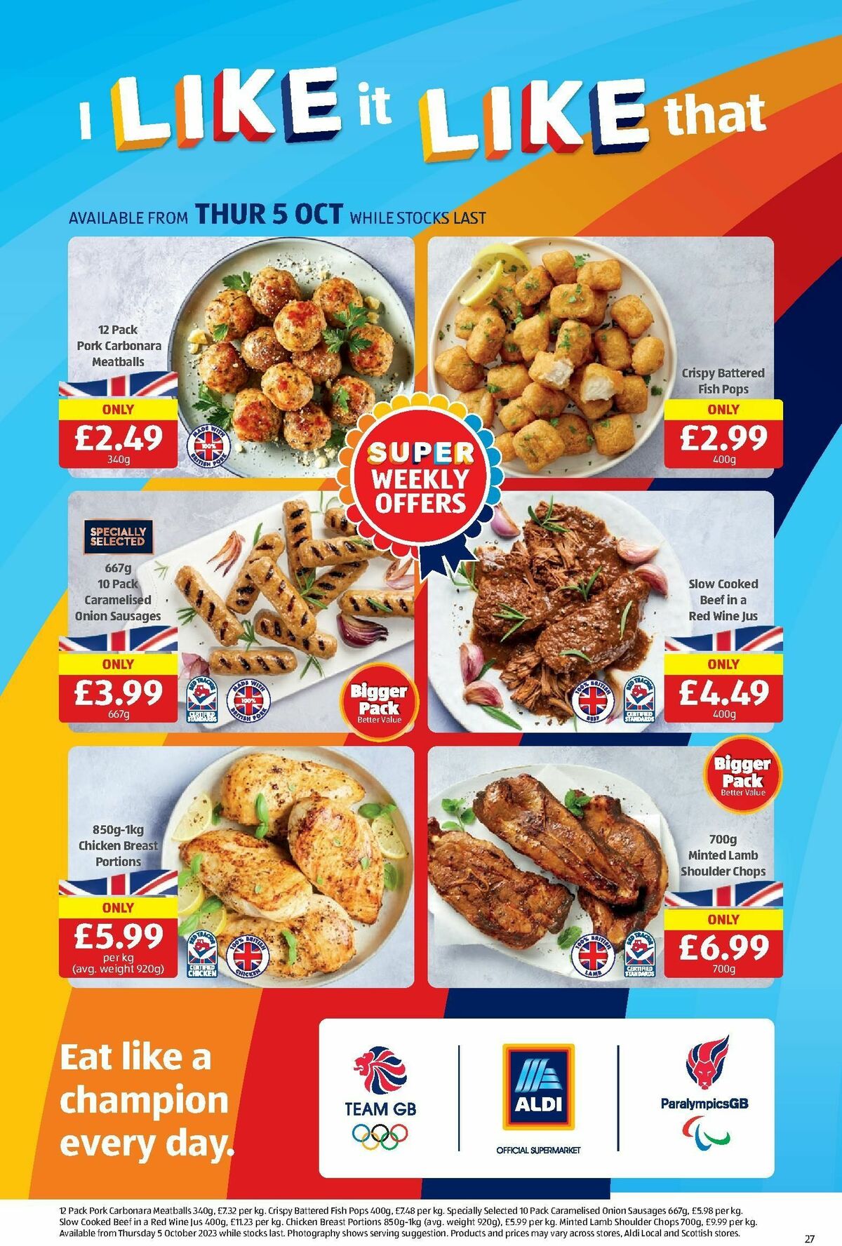 ALDI Offers from 2 October