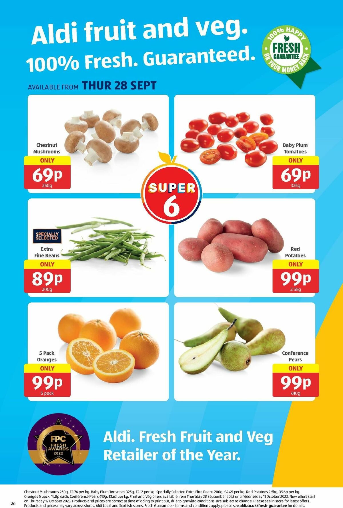 ALDI Scottish Offers from 2 October