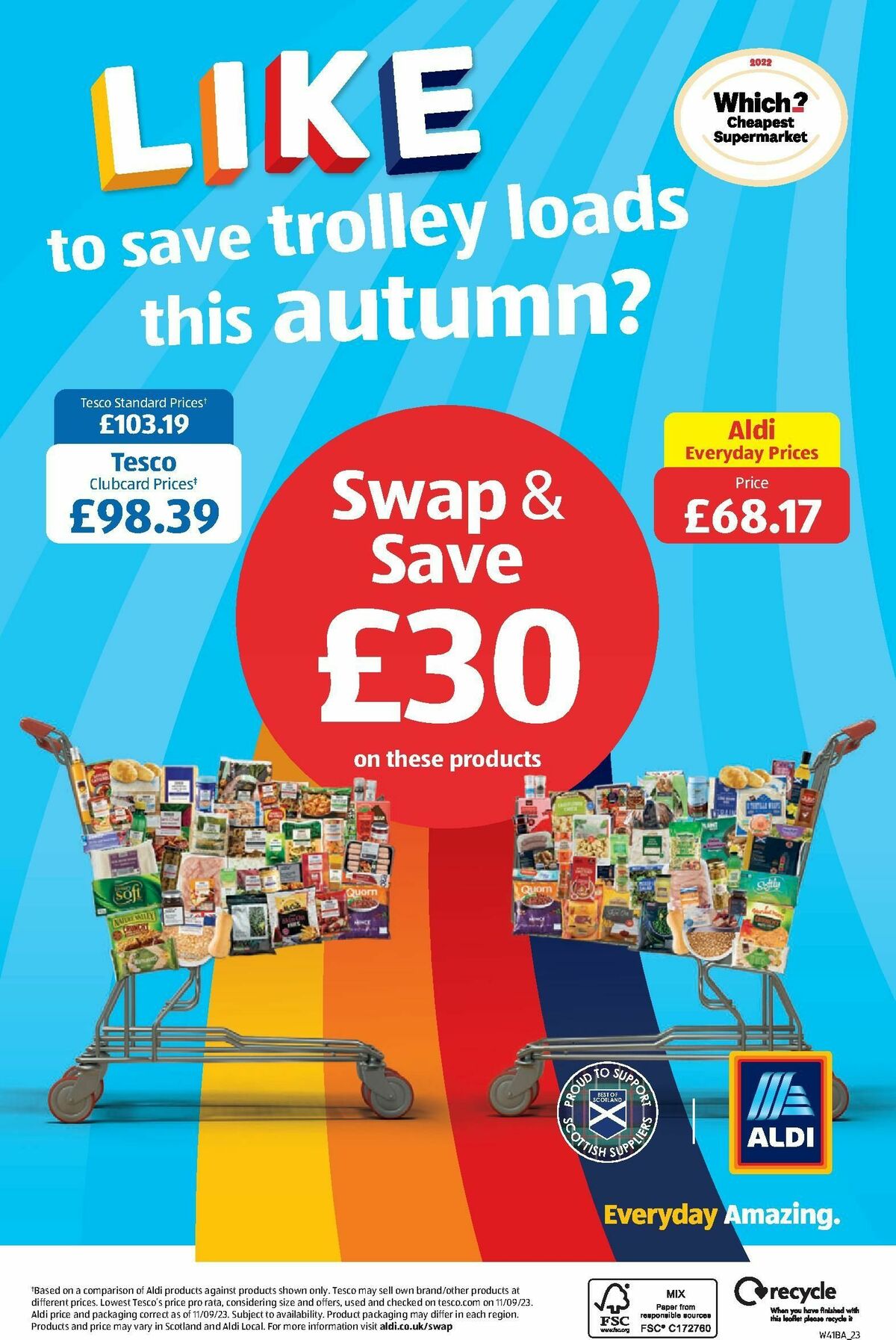 ALDI Scottish Offers from 9 October