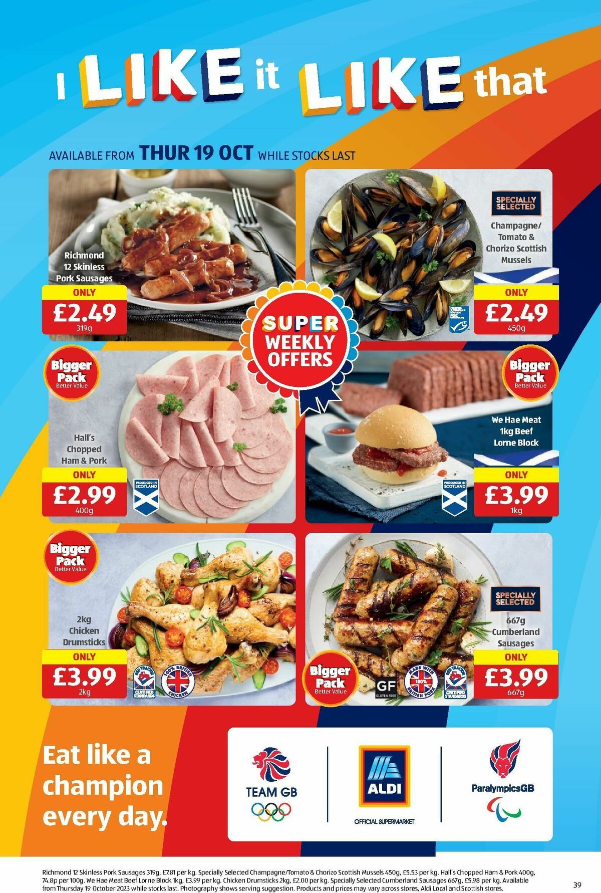 ALDI Scottish Offers from 16 October