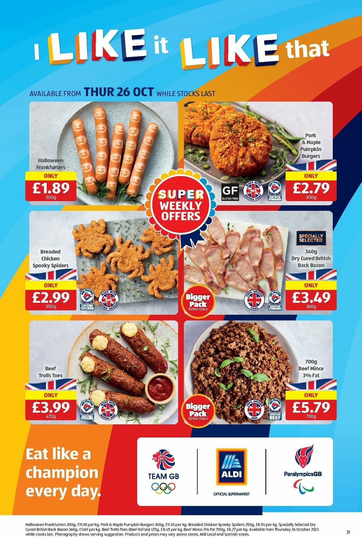 ALDI Offers from 23 October