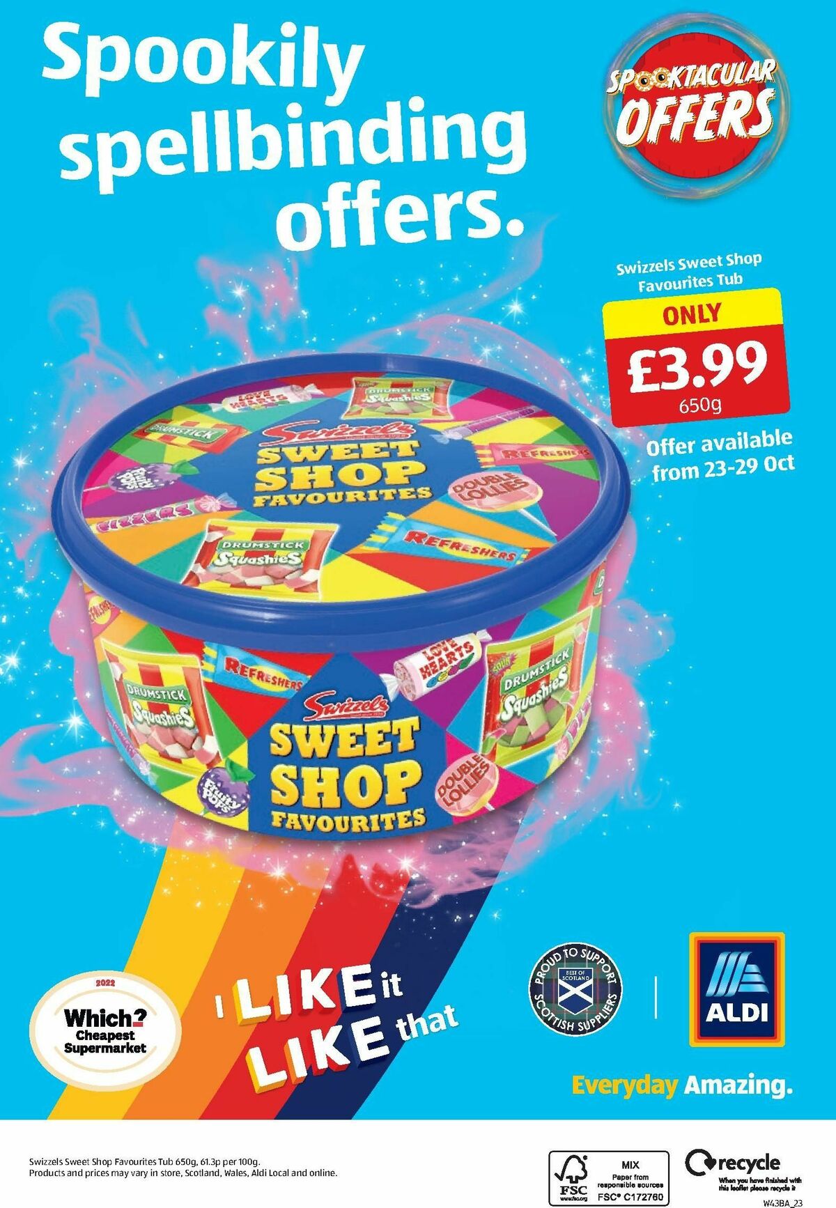 ALDI Scottish Offers from 23 October