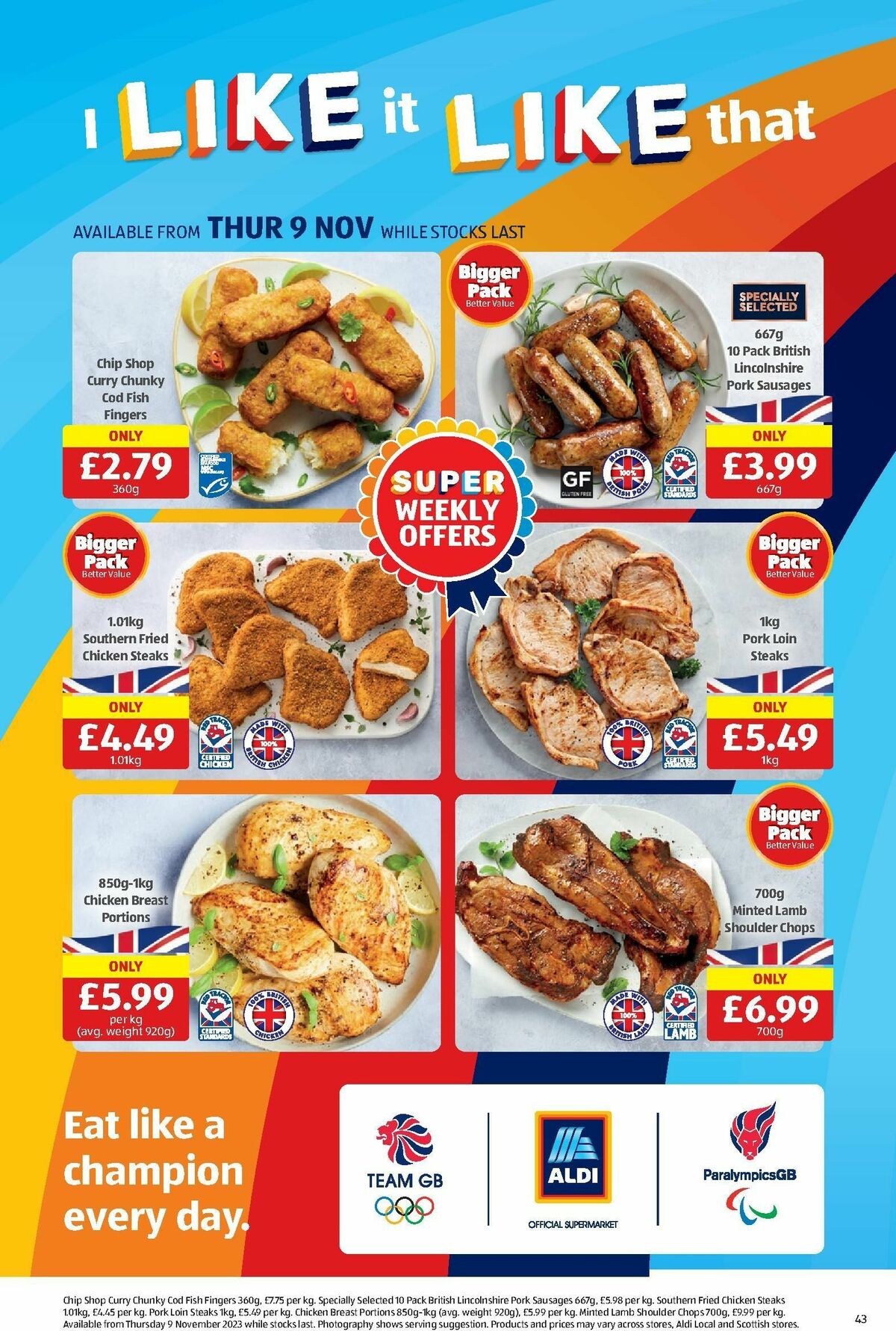 ALDI Offers from 6 November