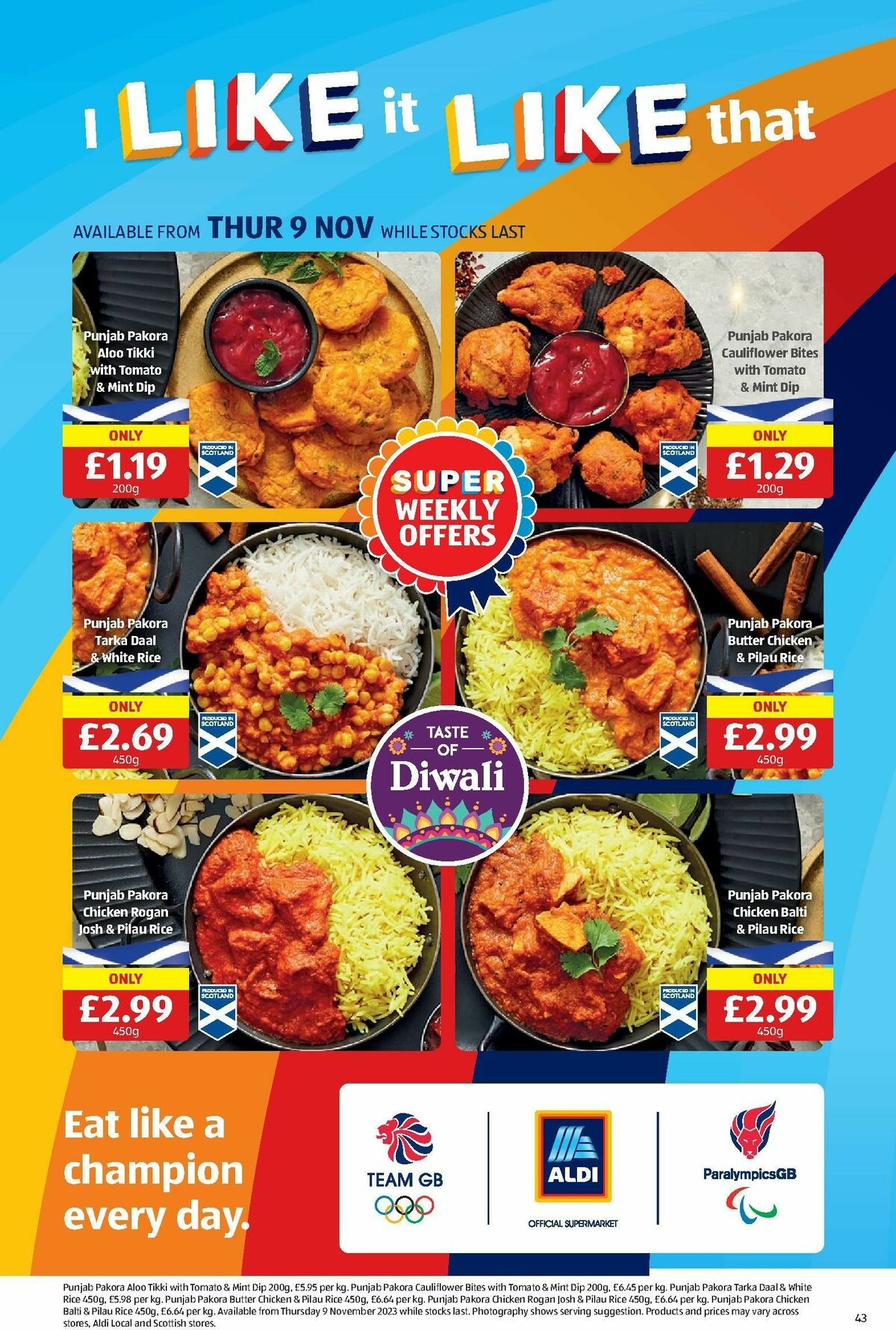 ALDI Scottish Offers from 6 November