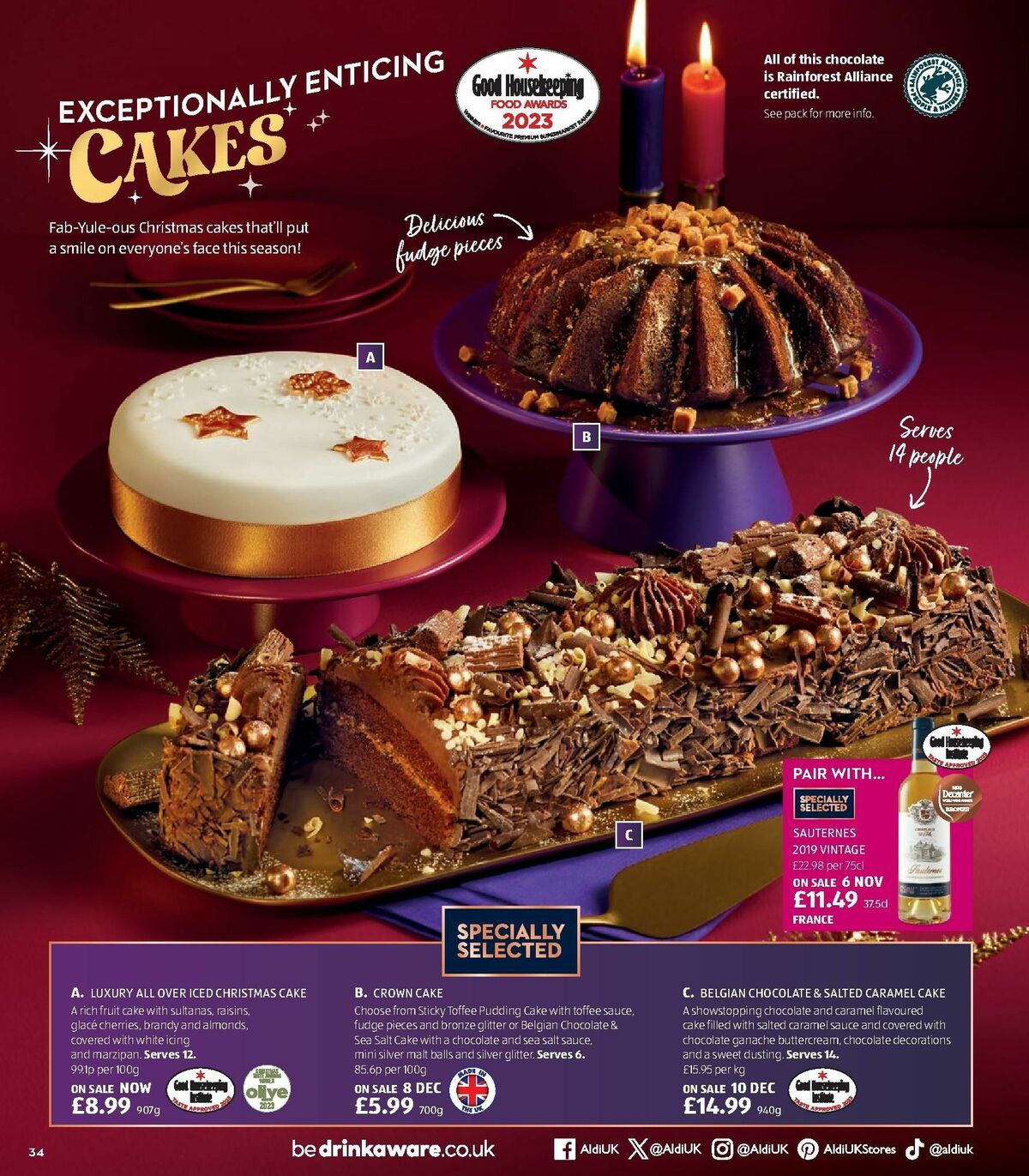 ALDI Christmas Brochure Offers from 7 November