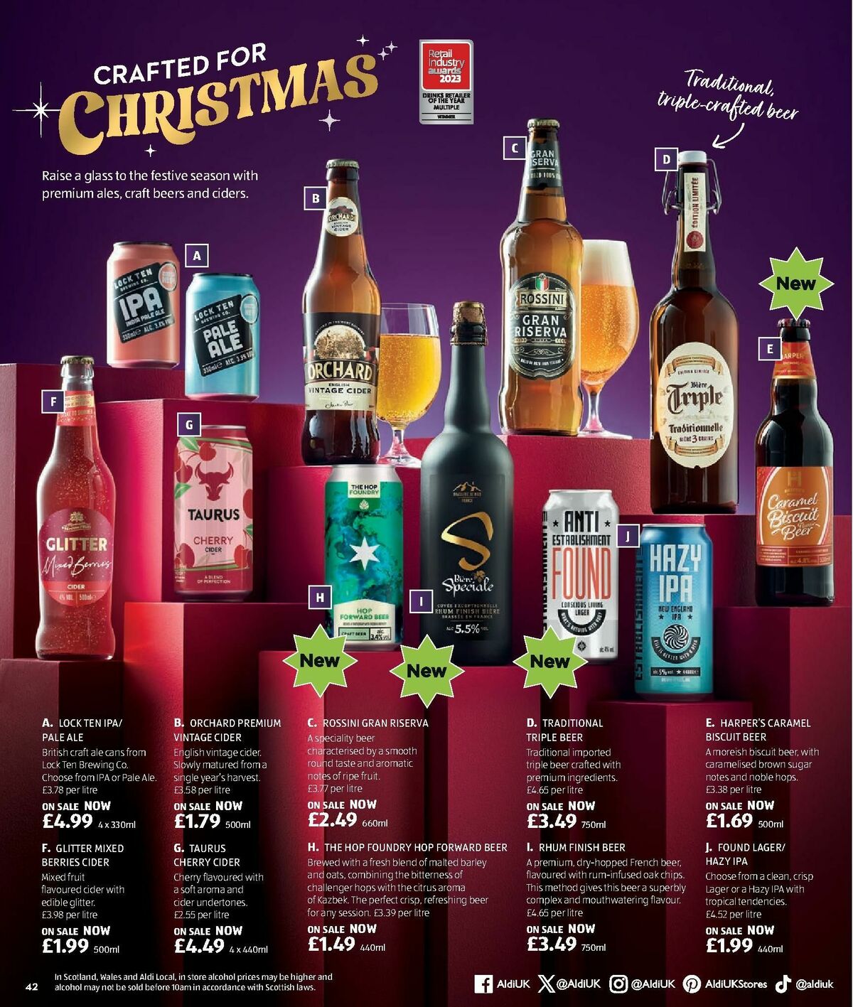 ALDI Christmas Brochure Offers from 7 November