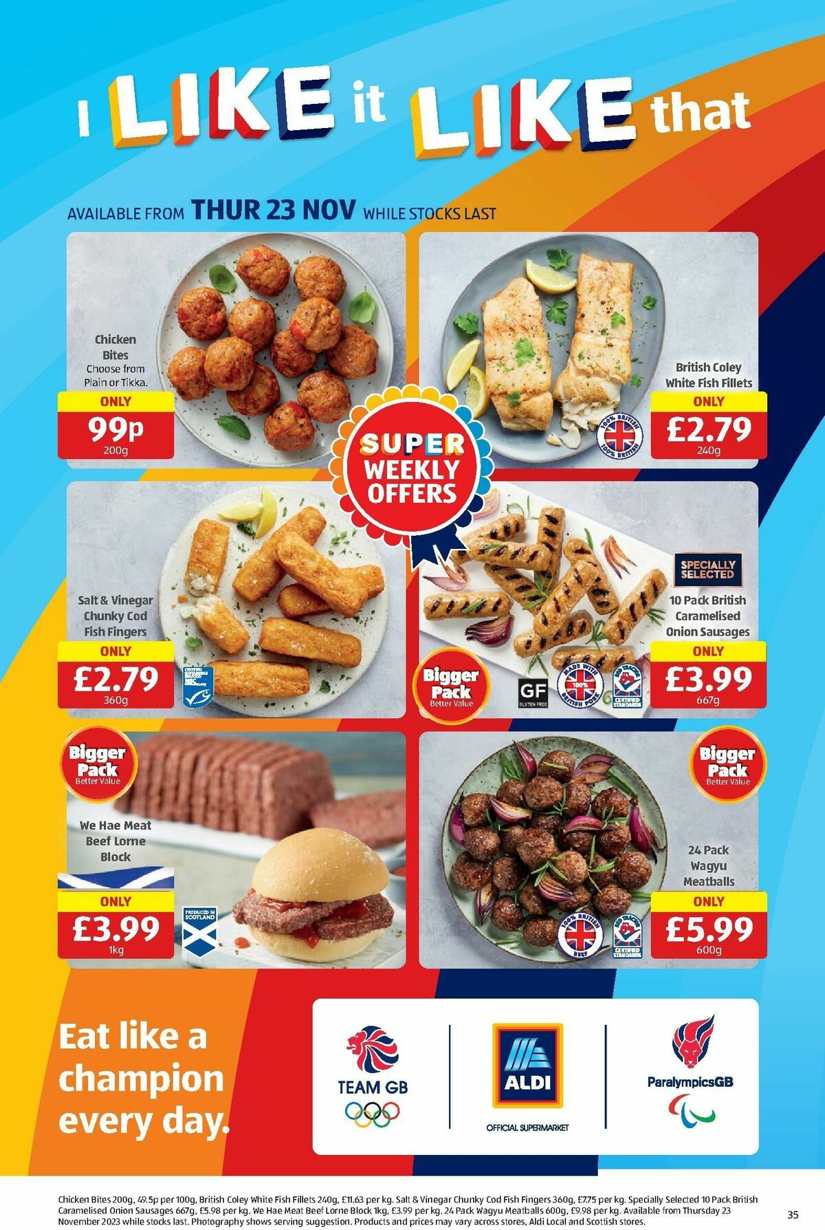 ALDI Scottish Offers from 20 November