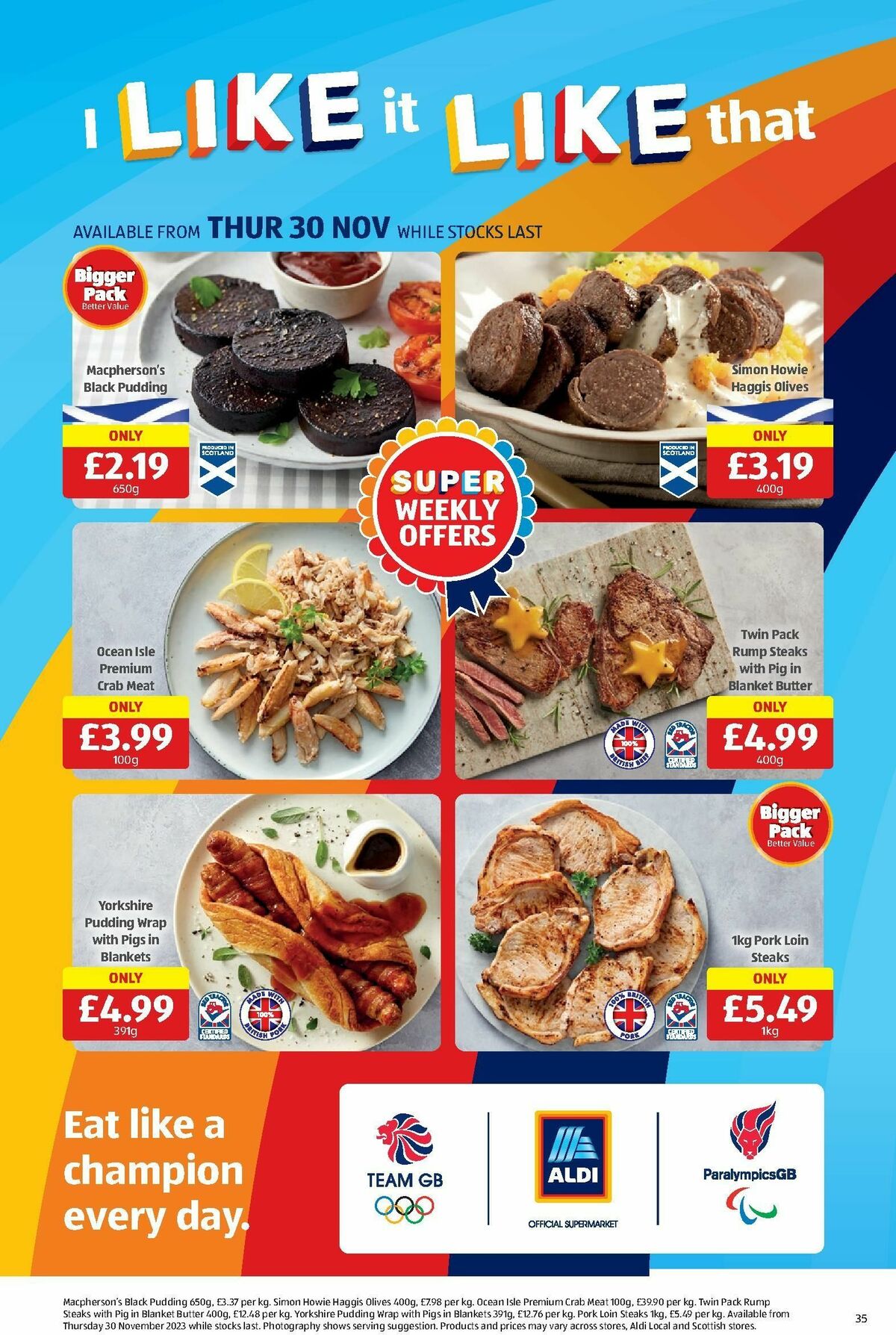 ALDI Scottish Offers from 27 November