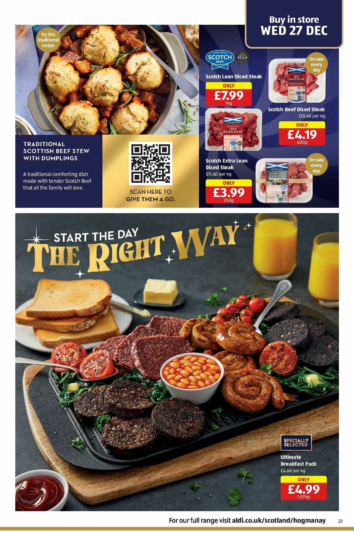 ALDI Scottish Offers from 18 December