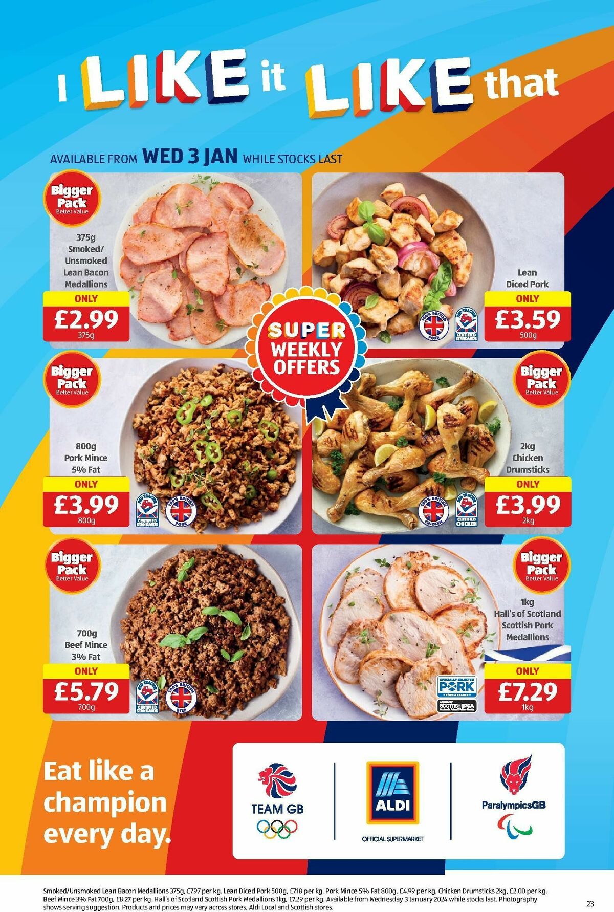 ALDI Scottish Offers from 1 January