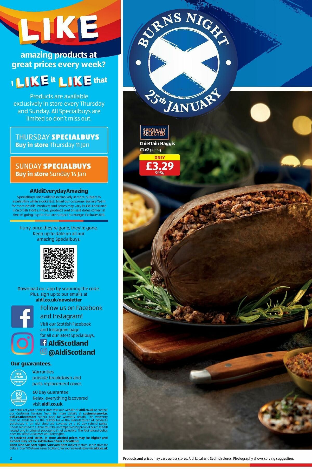 ALDI Scottish Offers from 8 January