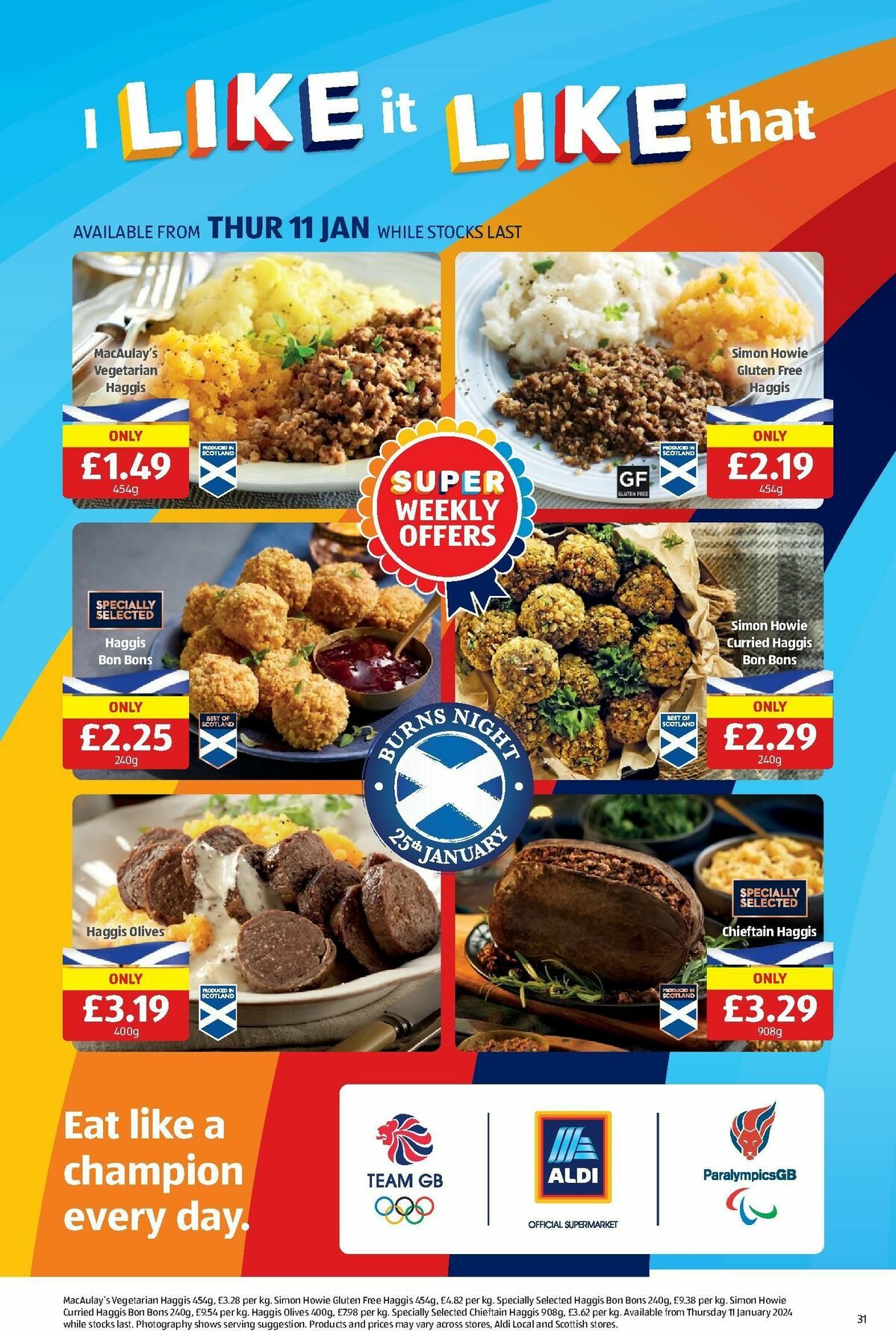 ALDI Scottish Offers from 8 January