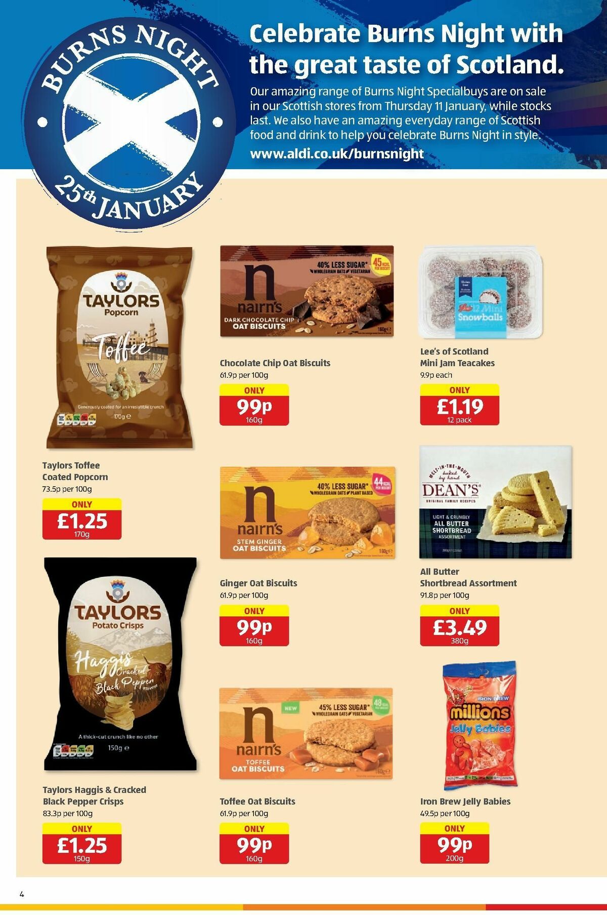 ALDI Scottish Offers from 8 January