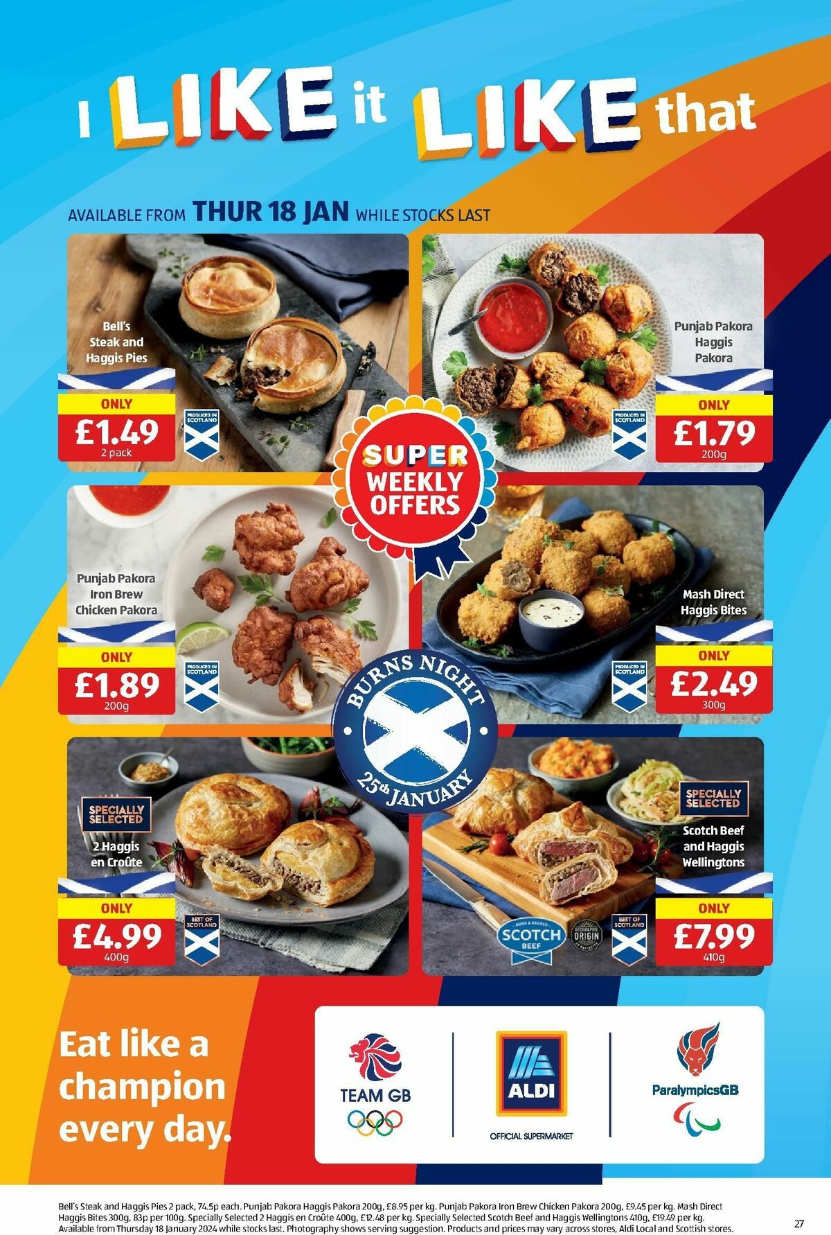 ALDI Scottish Offers from 15 January