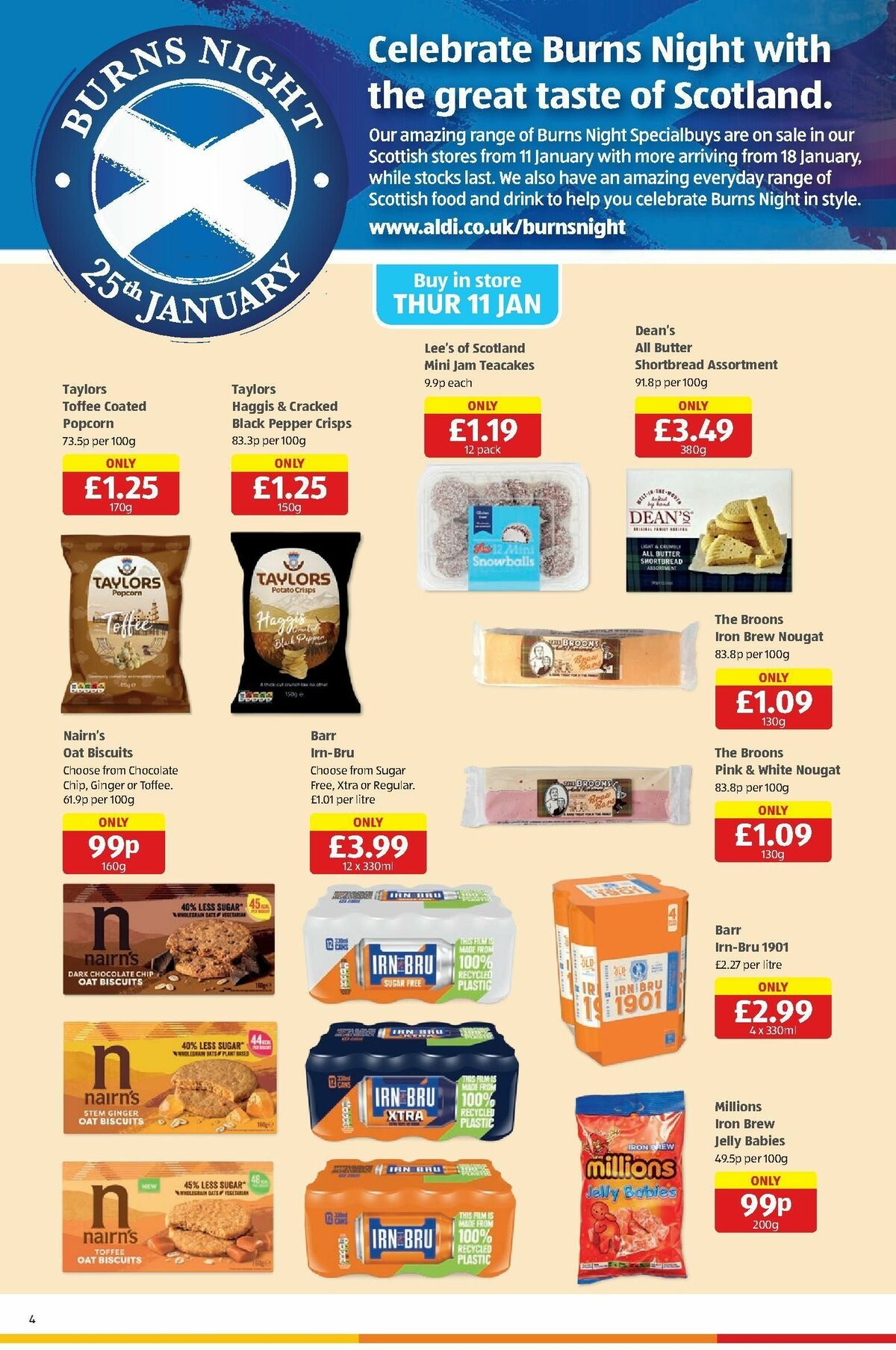 ALDI Scottish Offers from 15 January