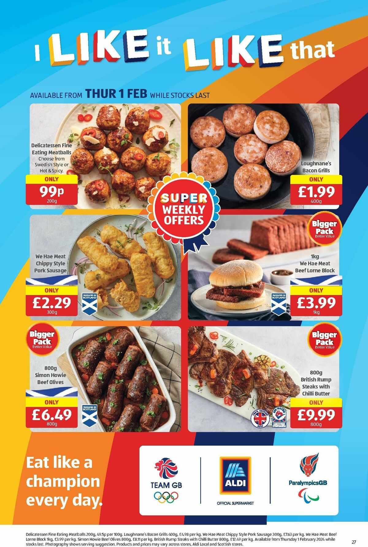 ALDI Scottish Offers from 29 January