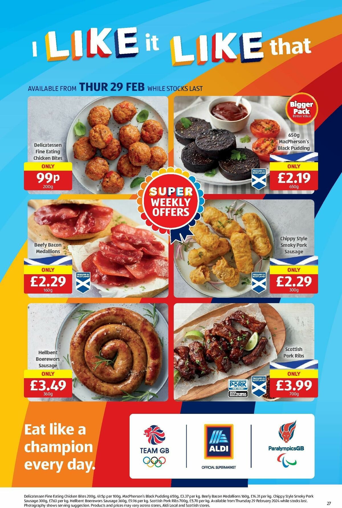 ALDI Scottish Offers from 26 February