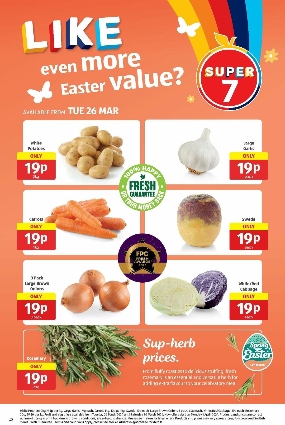 ALDI Scottish Offers from 25 March