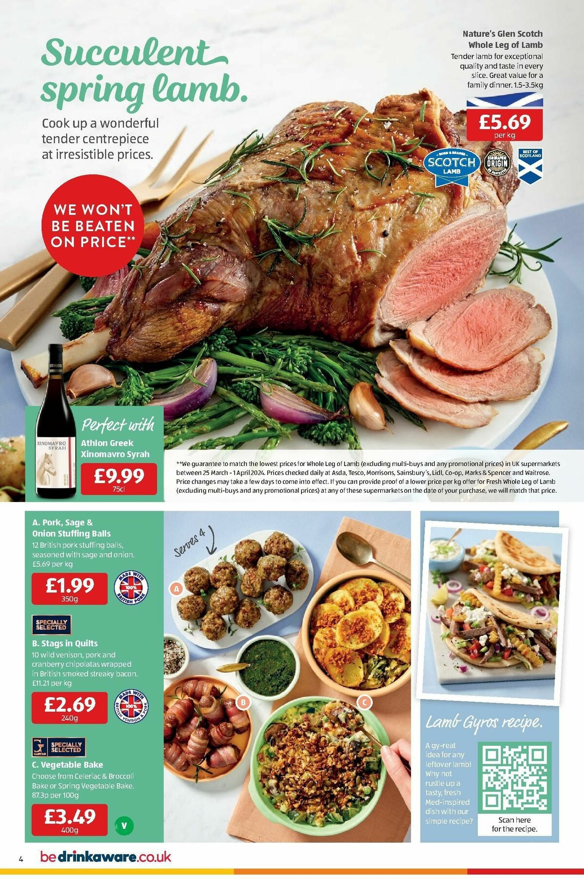 ALDI Scottish Offers from 1 April