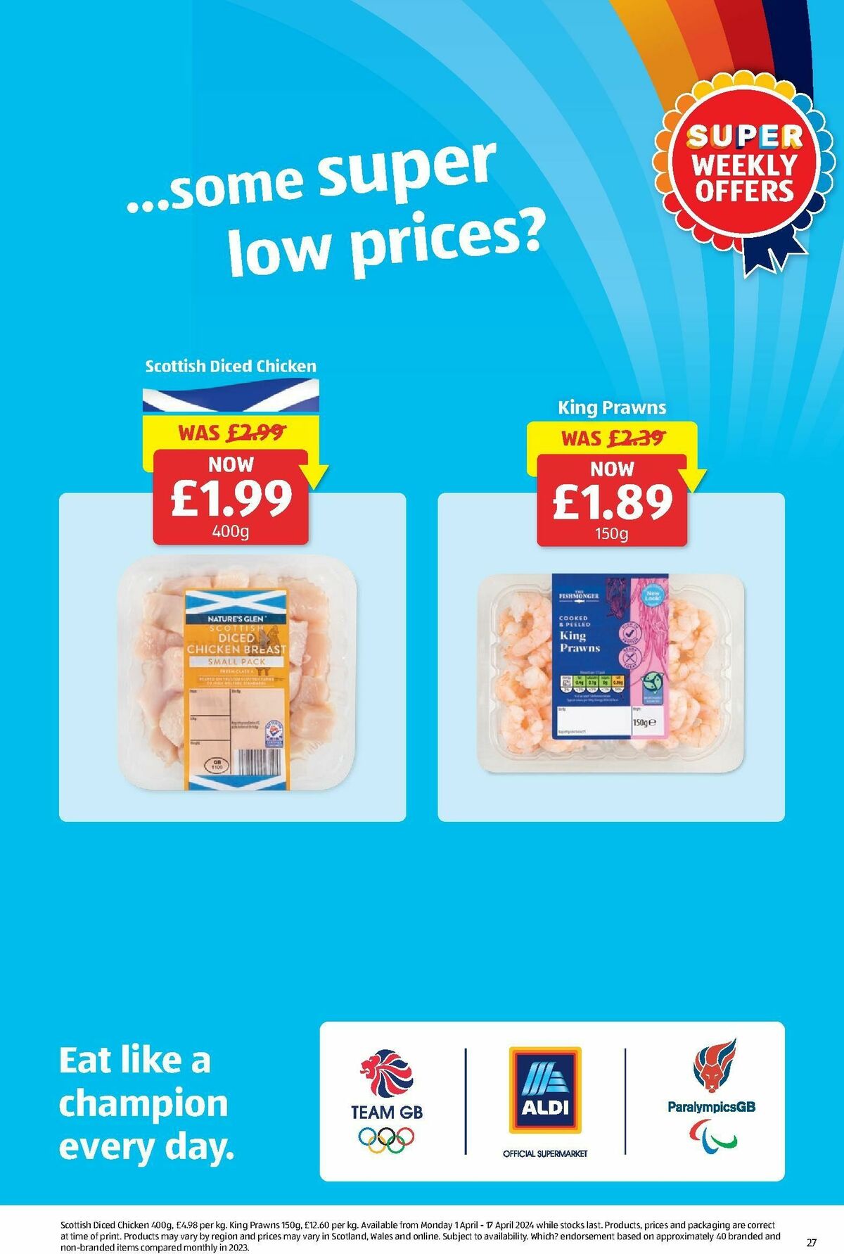 ALDI Scottish Offers from 8 April