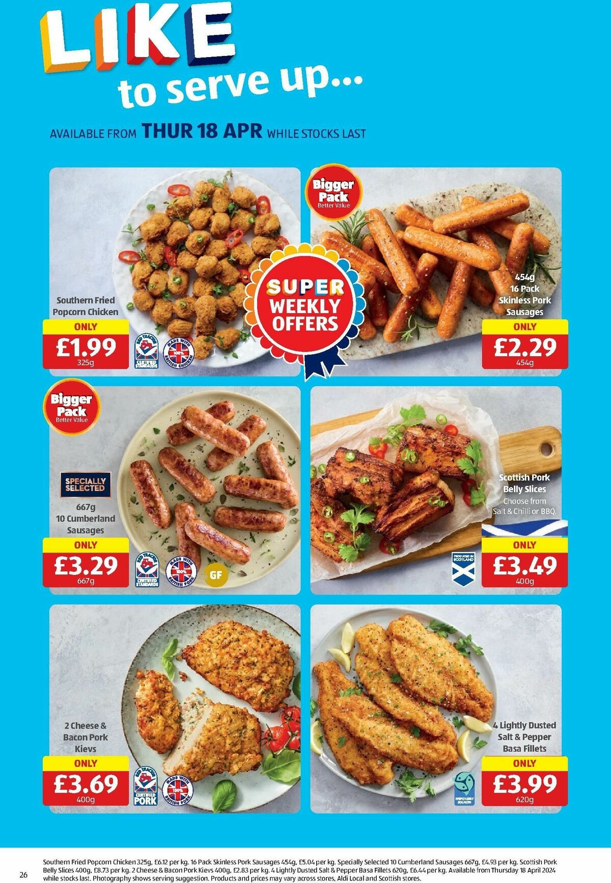 ALDI Scottish Offers from 15 April