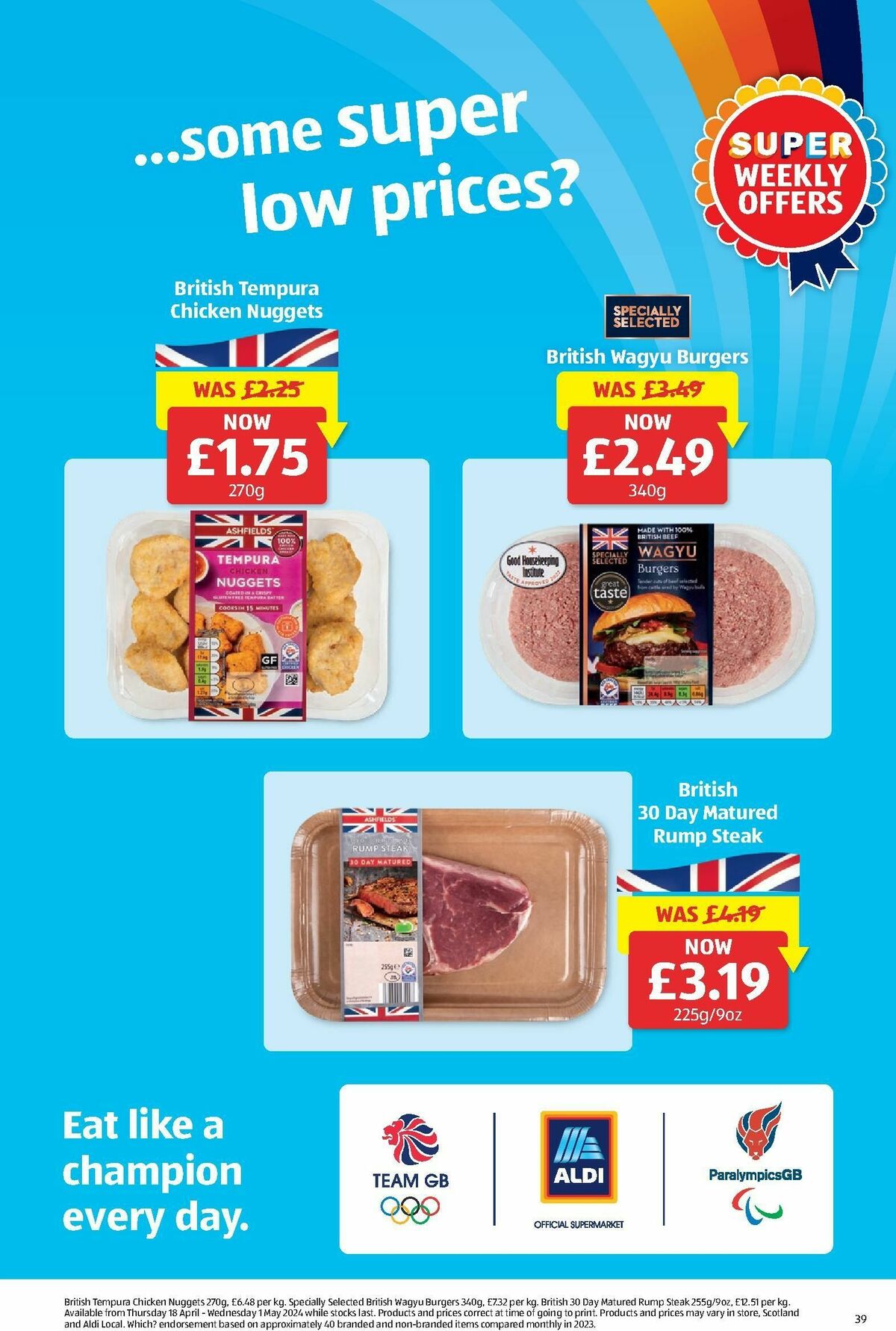 ALDI Offers from 22 April