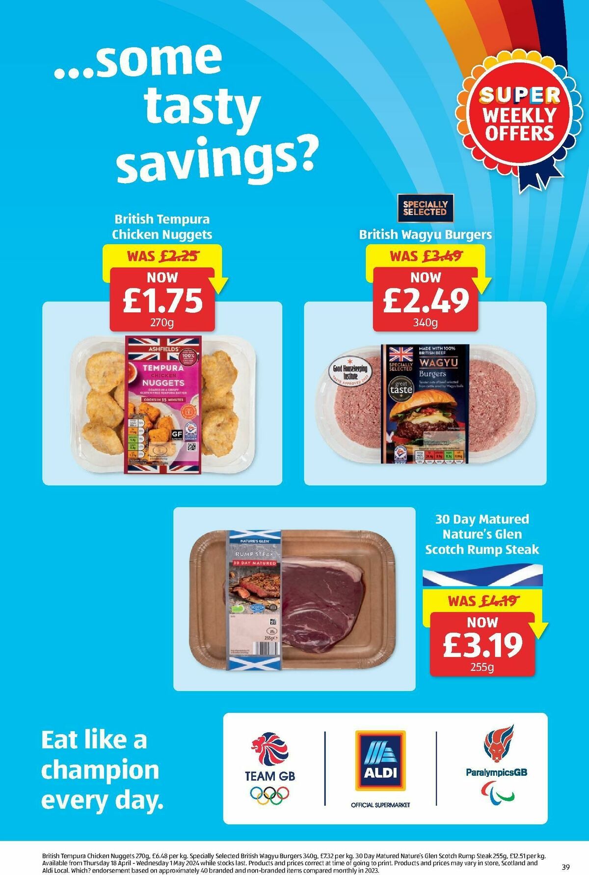 ALDI Scottish Offers from 22 April